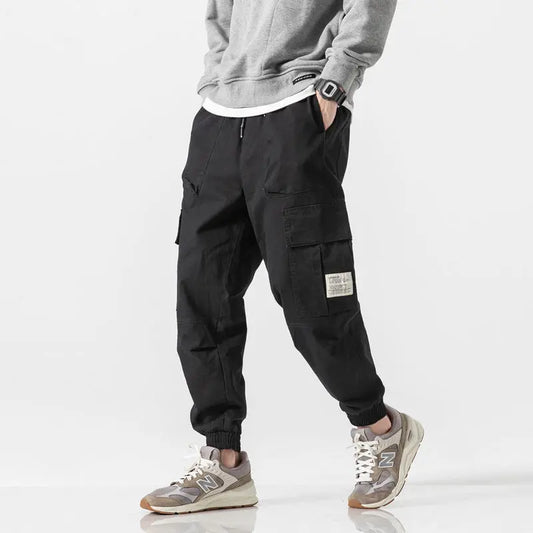 Multi-Pocket Elastic waist joggers