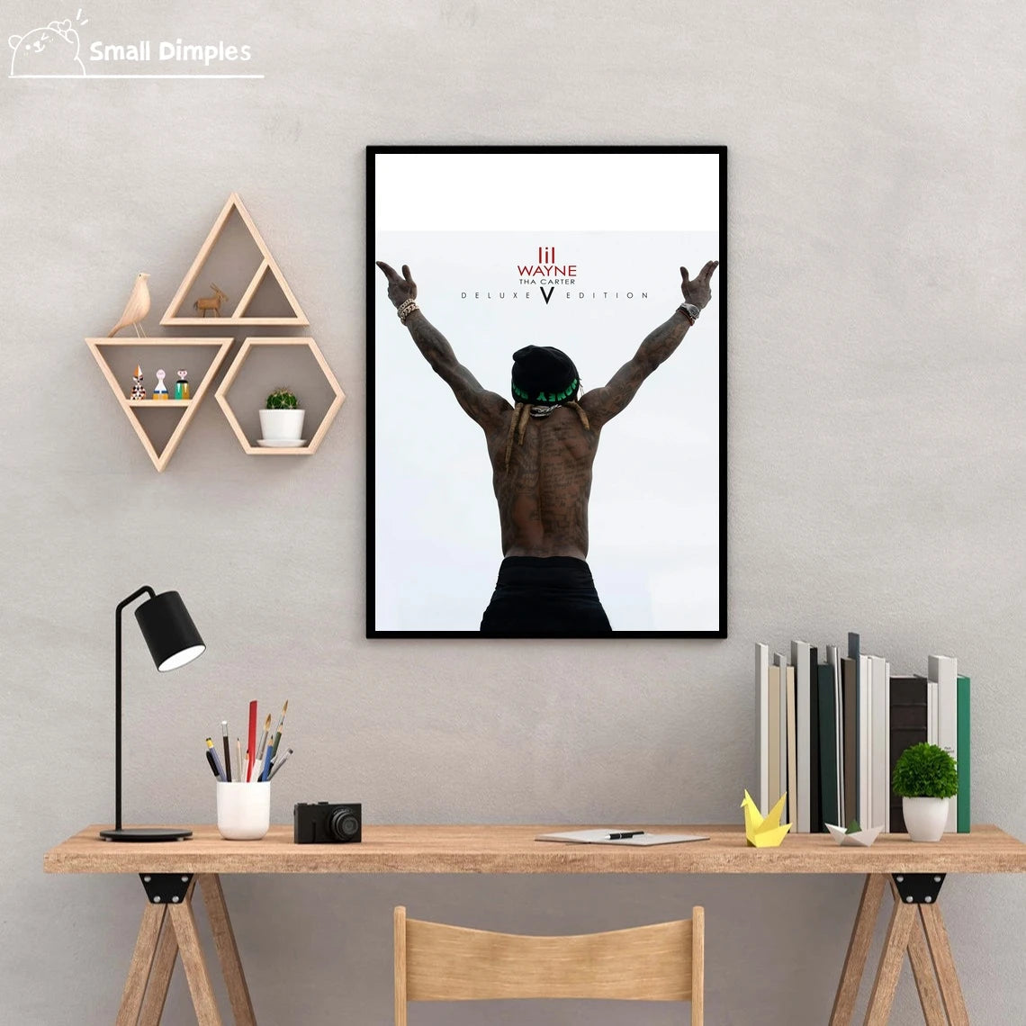 Lil Wayne Tha Carter V Music Album Poster Canvas Art Print Home Decoration Wall Painting ( No Frame )