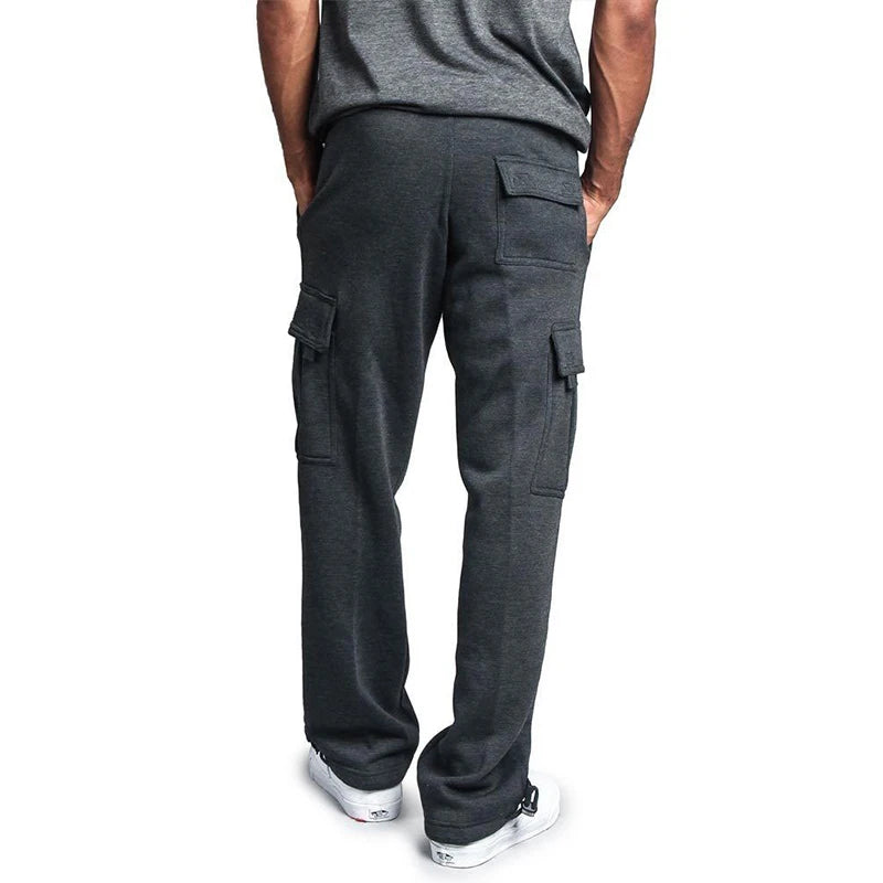 Men's Casual Sweatpants, Soft Sports Pants, Jogging Pants, Running Trousers, Loose Long Cargo Pants, Plus Size, Fashion