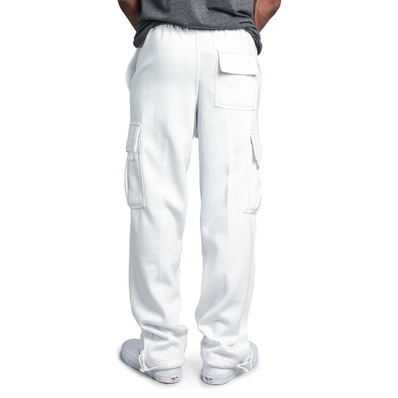 Men's Casual Sweatpants, Soft Sports Pants, Jogging Pants, Running Trousers, Loose Long Cargo Pants, Plus Size, Fashion