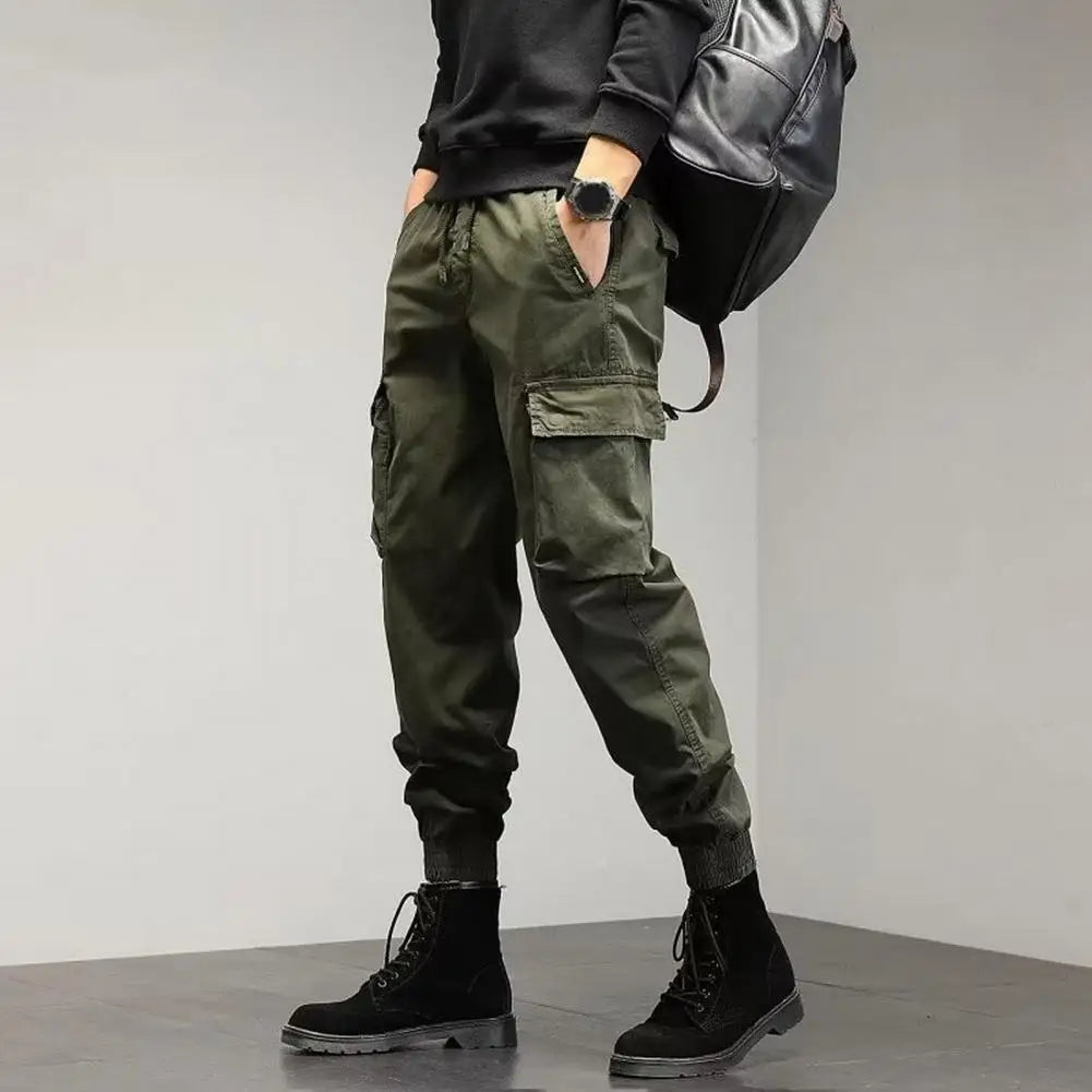 Joggers Cargo Pants Men Casual MultiPocket Male Trousers Sweatpants Streetwear Techwear Track Black Pants Men