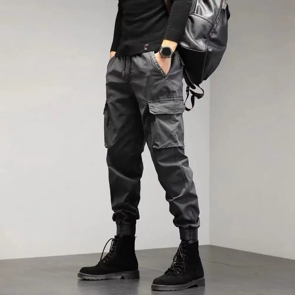 Joggers Cargo Pants Men Casual MultiPocket Male Trousers Sweatpants Streetwear Techwear Track Black Pants Men