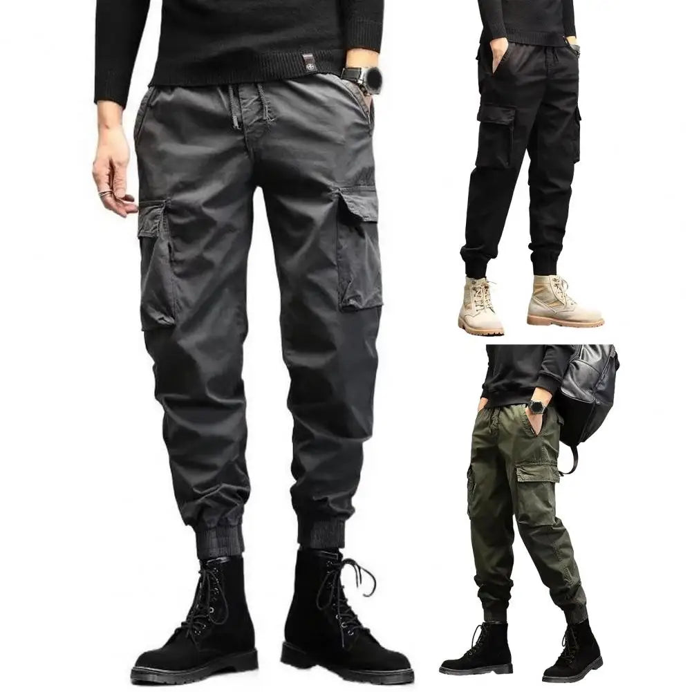 Joggers Cargo Pants Men Casual MultiPocket Male Trousers Sweatpants Streetwear Techwear Track Black Pants Men